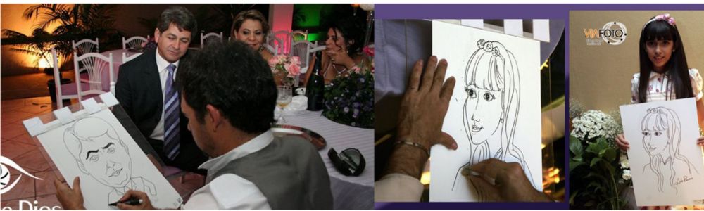 Eventos com caricaturas