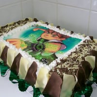 Bolo de corte Ben-10 mesclado