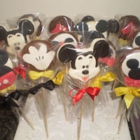 Pirulitos de chocolate