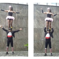 Duo Acrobático para eventos, casamentos e 15 anos;