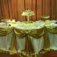 Mesa para bolo decorada