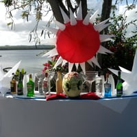 Open bar com Iluminação junto