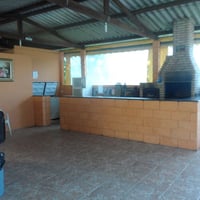 churrasqueira do salão de festas