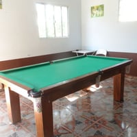 Mesa de sinuca do salão de jogos