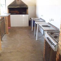 área de churrasco