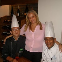 Eu comemorando mais um evento realizado.