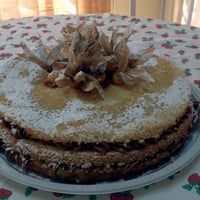 Naked Cake de Ameixa com doce de leite