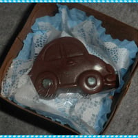 Carrinho de chocolate.