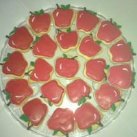 Biscoito decorado maçã