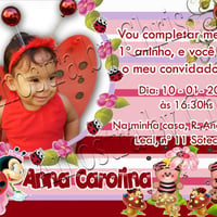 Convite Joaninha