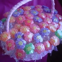 CESTA COM 60 FLORES DE JUJUBAS