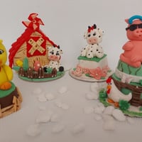 pao de mel,trufa especial 3d, bolo trufado 3d. Tema Fazendinha