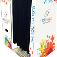 Cabine Click Mágico - Toda a parte externa e interna pode ser 100% PERSONALIZADA