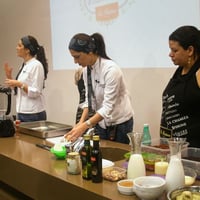 Evento corporativo (aulas de culinária)