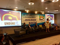 Produção com Som, Imagem na Palestra e Eleição UNDIME PE 2017