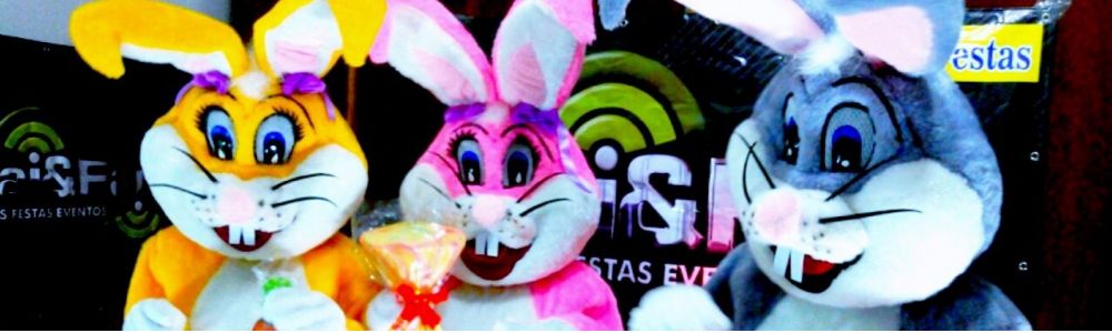 Coelhos da Pascoa personagens vivos