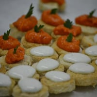 Canapés com Pastas