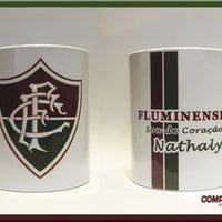 Caneca de polímero personalizada - Tema Time Fluminense