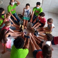 Dinâmica com as crianças