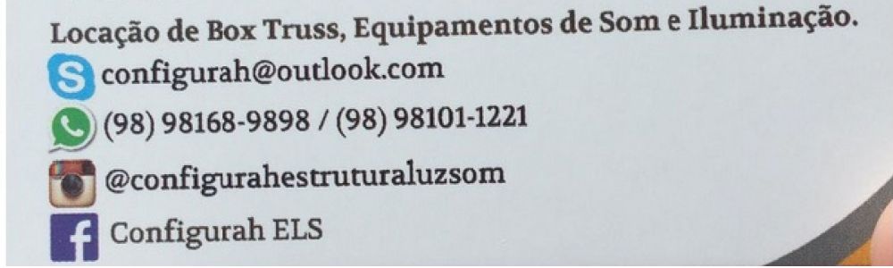 Configurah Estrutura, Luz e Som - Eventos em Geral