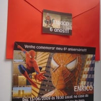 Convite do Homem Aranha!