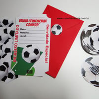 Convites Ingresso - Festa Futebol 