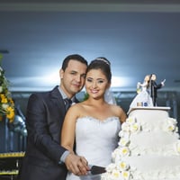 Recepção do casamento de Suely Lopes e Luiz Fernando Mayrink no espaço OAB em Montes Claros. Creativ