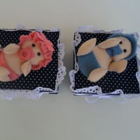lembrancinha para chá de bebe e aniversário de 1 ano.