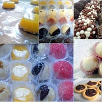 Torteletes, chocoball, quindins e doces tradicionais