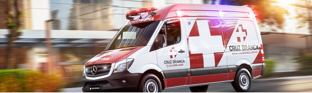 Ambulância para Eventos - Cruz Branca