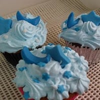 Cupcake de estrelinhas