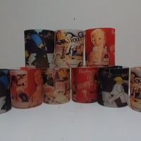 Canecas Vintage de Vidro Jateado!