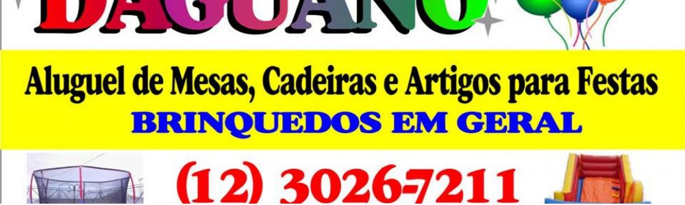 Daguano Taubate Locações de Brinquedos e Equipamen