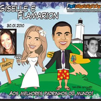 Caricatura para Casamento
