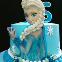 Bolo Frozen 2 andares
