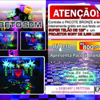 Pacote Bronze promocional.