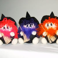 Bruxinhas bolinhas, 12 cm, cor dos cabelos a sua escolha R$ 10,00