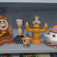 Peças para tema A bela e a fera 5 peças