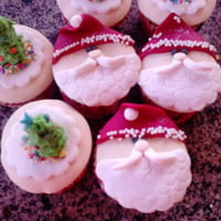 Cup cake 3d Natal