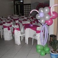 capa de cadeira c/laço pink