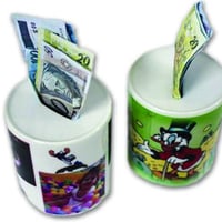 cofrinho de porcelana