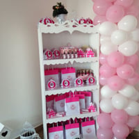 Decoração com balões, aluguel estantes provençal, personalizados
