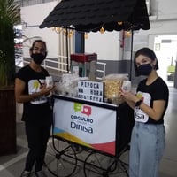 Estação de Pipocas para evento corporativo