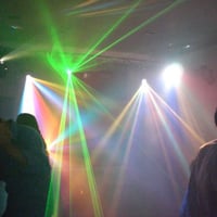 luz efeitos com fumaça