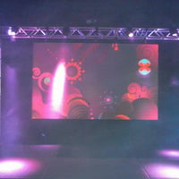 Projeto trave com painel de Led de alta definição P6 por inteiro.
