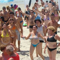 deu praia