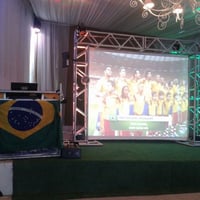 Telão para apresentação
