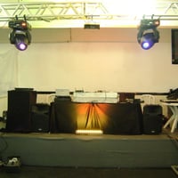 3x3 trave gol / tv / moving com gobo personalizado