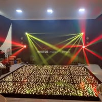 Pista de led Paris 4x4m
Iluminação
Maquina de fumaça
Microfone
Serviço de DJ
Mesa de Som
Mesa