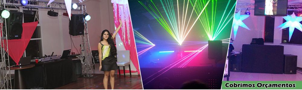 Dj som e iluminação